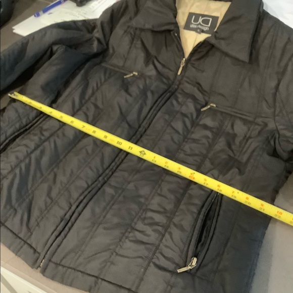 Utex Design Quilted Jacket Black Very Good Condition - Picture 10 of 10